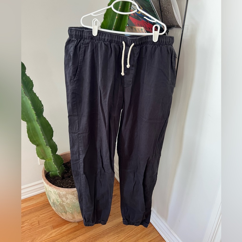 Navy Blue Mollusk California Jogger Pants. XL.